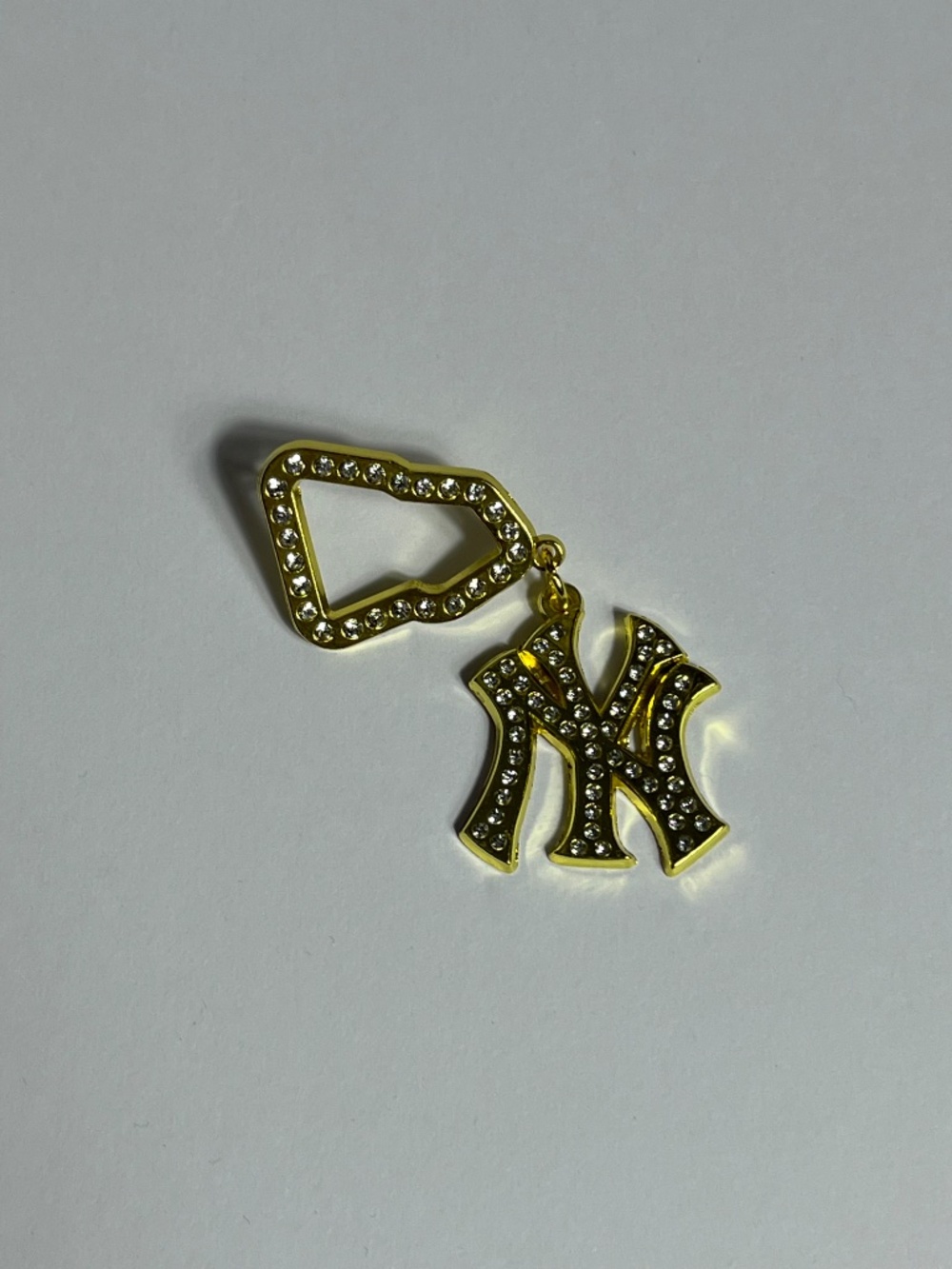 New York NY Yankees New Era Frame Hat Pin Pins Fitted Hats Studded Gold